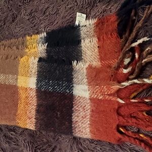 Plaid Multicolor Scarf